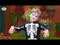 Halloween Spooky Party for Kids with Steve and Maggie | Monster Trick or Treat | Hit the Piñata