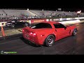 Stick Shift Nitrous Corvette Z06 GOES OFF in the Quarter Mile, Heading for the 8s!