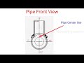 How To Find Center Of Pipe