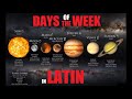 Latin Days of the Week - Latin Vocabulary Builder #2