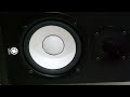 Audio test HS50M Yamaha Studio Monitor speakers