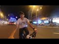 Night ride with new rider from the USA