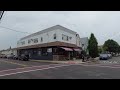 Walk tour in Secaucus, New Jersey | Rear of the hotel Red Roof Plus to Downtown Secaucus