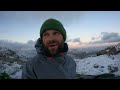 SUB ZERO BIVVY CAMP - Hart Crag Summit Lake District UK - The North Face Assault Bivy Wild Camping