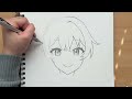 Cute Anime Pencil Drawing / Step By Step Drawing Tutorial For Beginners
