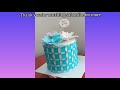 Simple beautiful birthday cake | Blue birthday cake | Cake decorating tutorials| how to make a cake