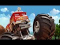 Camp Crush's Crushzilla Challenge! + More Hot Wheels Monster Trucks Videos for Kids