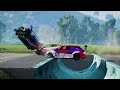 Cars vs Upside Down Speed Bumps ▶️ BeamNG Drive - (Long Video SPECIAL)