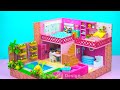 DIY Miniature House #61 | Build 2 Storey Summer Villa with Swimming Pool, Two Bedroom and More