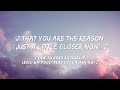 Calum Scott - You Are The Reason 1 hour / English lyrics + Spain lyrics