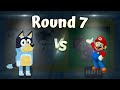 Dance Battle: Bluey VS Super Mario | Brain Break | Just Dance | PE warmup | GoNoodle inspired