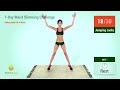 7 Day Waist Slimming Challenge - Reduce Belly Fat At Home