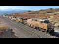 Railfanning Cajon Pass, including massive BNSF intermodals - November 2020