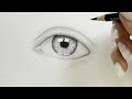 How to Draw a Realistic Eye with a Tear