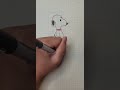 Drawing a Snoopy  - Kid Drawing #kiddrawing #drawing