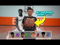 3 Point Contest Using Level 1 to 100 Basketballs!