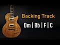 Rock Pop BACKING TRACK D Minor | Dm Bb F C | 87 BPM | Guitar Backing Track
