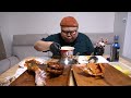 Braised Pigs' Feet & Fried Chicken Mukbang