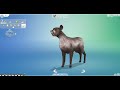 Sims 4: (random acts experiments) part 4 Reindeer + African wild dog= ?