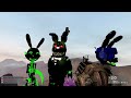 Gmod FNAF l Fnaf on a brige pt 1 with my Au Characters