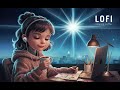 Chill Jazz Vibes: Girl Working with Coffee, Night Sky Background (LOFI)