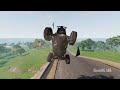 #beamngdrive Epic High Speed Car Jumps vs Big Emoji #15 | BeamNG.drive