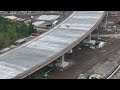 Gordie Howe Bridge Drone Flyover | Bridge, Approach & Customs | 6/24/24 | Construction Update