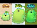 Dawn Of Fire, My Singing Monsters, Raw Zebra, Yooreek Version, Zoochosis Island Redesign Comparisons