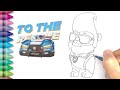 Drawing Paw Patrol Rubble 🐾 How to Draw Paw Patrol The Movie