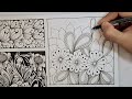 Zentangle Patterns For Beginners | Zentangle Art | Doodle Pattern