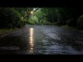 Early morning rain sounds in the park- white noise perfect for sleep and meditation, relax