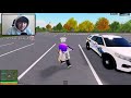 She Ran A Stop Sign .. And Got Mad At Me For It.. (Roblox)
