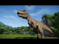 Ankylosaurus(Fully Modified) VS T-Rex, I-Rex, I-Raptor, Spinosaurus and Allosaurus - JWE