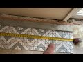 I-TILE  HOW TO LAYOUT YOUR MOSAIC PROCESS PART 2 #flooring #construction #remodel #bathroom#medford