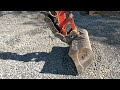 How To Grade with a Mini Excavator Bucket