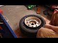How to seat a stubborn tire bead. With a bike inner tube.