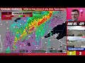 🔴 BREAKING Tornado Warning Coverage - Tornadoes, Huge Hail Possible - With Live Storm Chasers