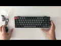 Keychron K6 (Hot-swappable) Unboxing | ASMR