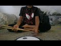 NF-Leave me alone  (Snare drum pad cover) Ft reverse traditional grip              he is the best