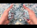 ASMR Soap crushing | Gym chalk with glitter | Clay cracking