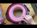 How to make different sized hats on the addi knitting machine