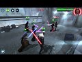 Sith Trio vs Iden Versio omicron gac swgoh