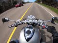 Kawasaki Vulcan Mean Streak 1500 | A quick cruise through Prince Edward Island | Raw sound