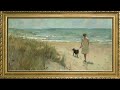 COASTAL CALM VINTAGE FRAME TV ART BEACH SCREENSAVER WALLPAPER OIL PAINTING 4K