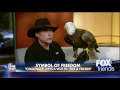 Challenger the bald eagle visits 'Fox & Friends'