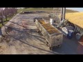 Bristle Farm Corn Harvest. Amazing drone footage. Watch the whole process!