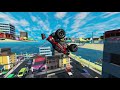 Monster Jam INSANE High Speed Jumps and Crashes Map #9 | BeamNG Drive