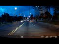 Lightning Strike Dash Cam - July 13 2017