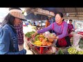 Amazing Street Food in Cambodia Market - Cake, Dessert, Fruit, Crab, Shrimp, & More - So Yummy!