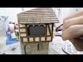 How to make stone and trellis wall with Carving Foam and Polystyrene / Il Violinista - 1/35 Diorama